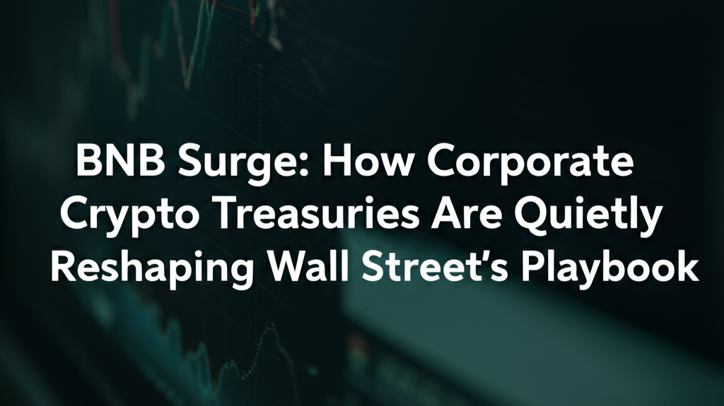 BNB in corporate treasuries
