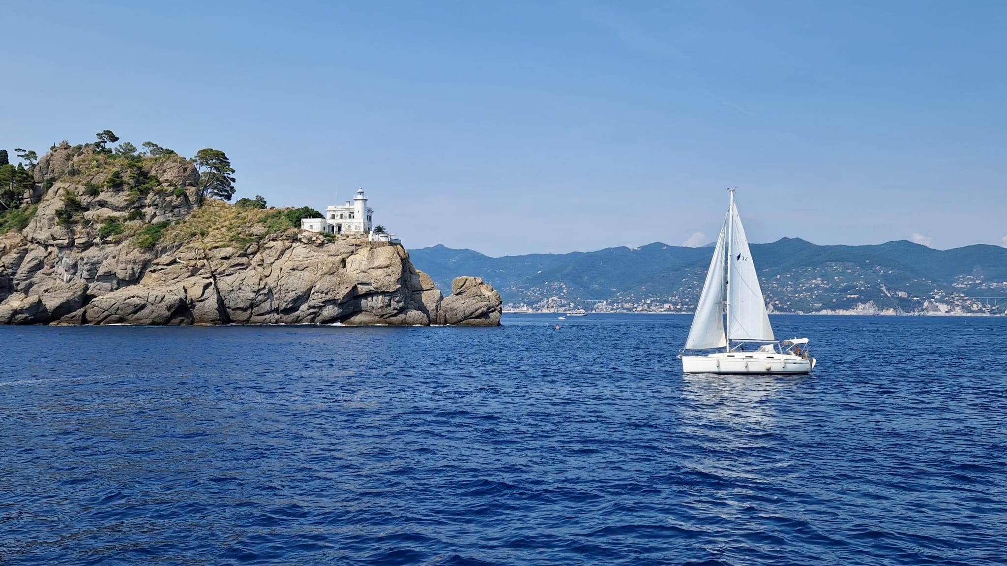 Boat sailing the sea