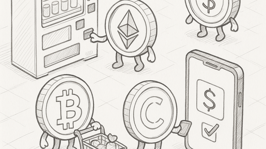 Cryptocurrency quietly weaving itself into everyday life.