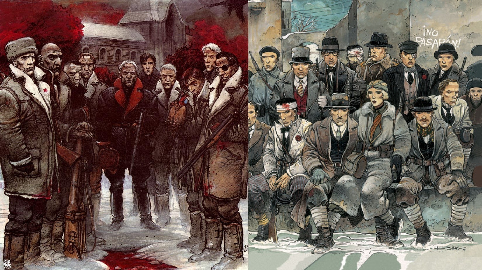 Enki Bilal's work, comic book covers