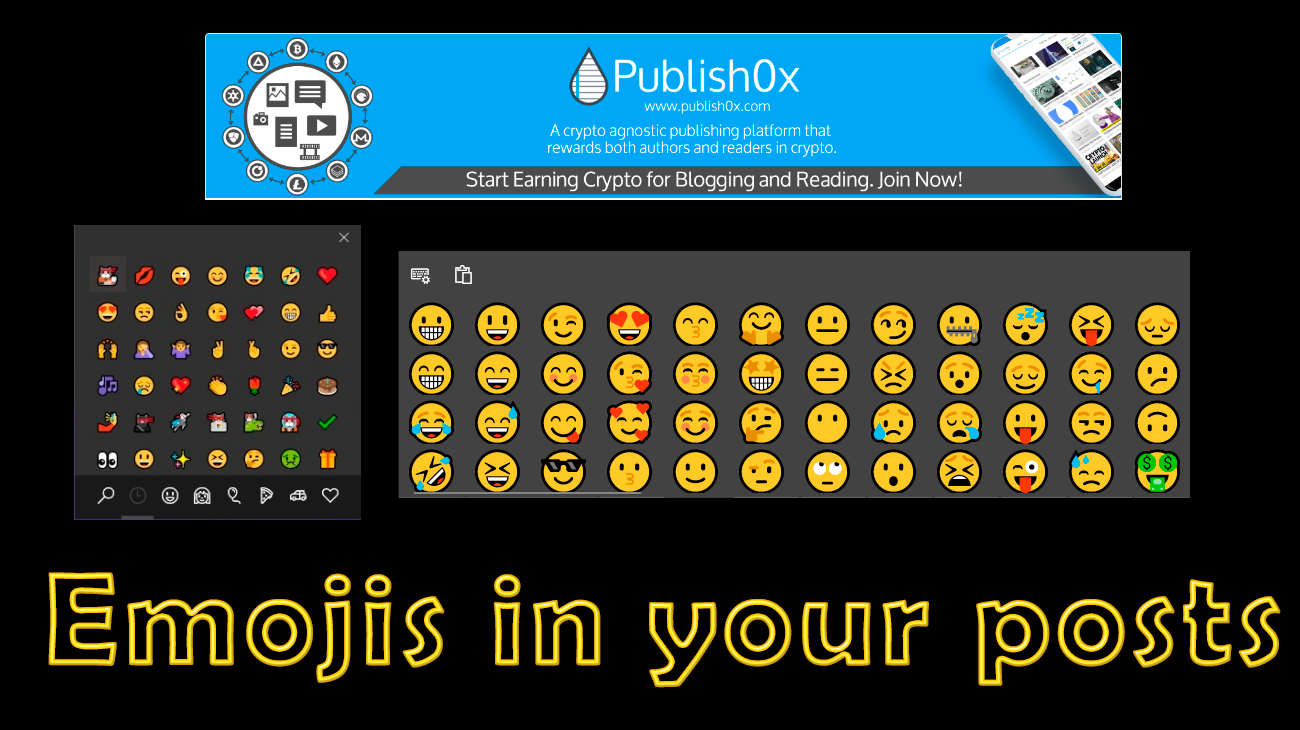 How to put emojis in titles and articles