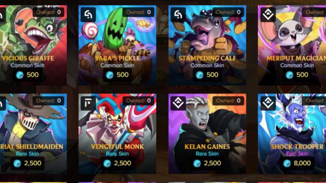 Splinterlands: New Cards Skins are in Glint Shop