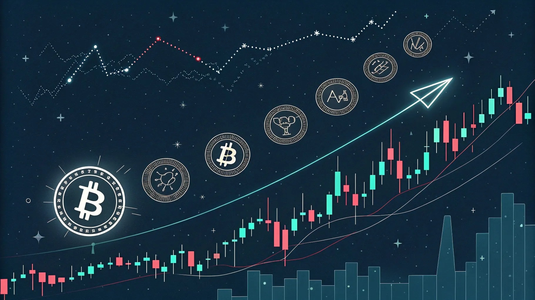 Illustration representing take profit strategy in trading