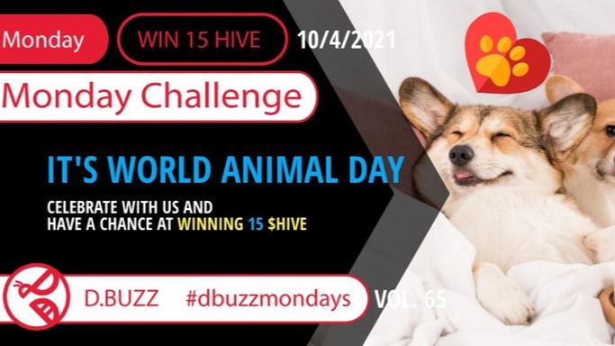 Win 15 HIVE >> The Weekly Challenge >> From D.Buzz (ROUND 65)
