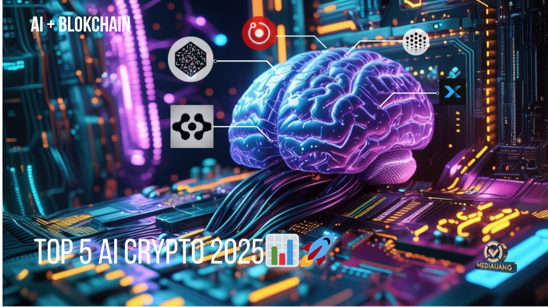 "Top 5 AI Crypto 2025 — AI meets Blockchain for the next big thing!"
