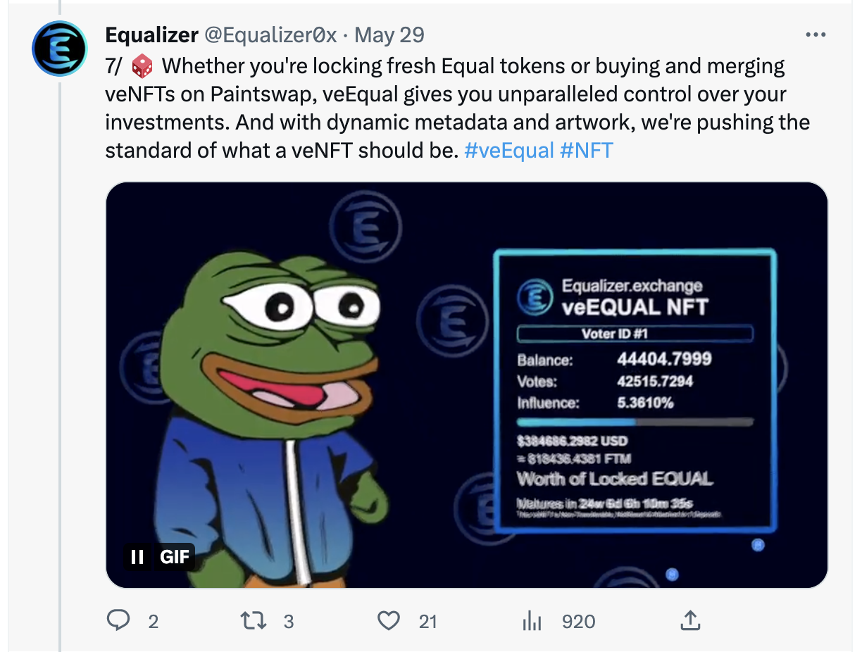 Exploring Ve(3,3) tokenomics & Equalizer Exchange