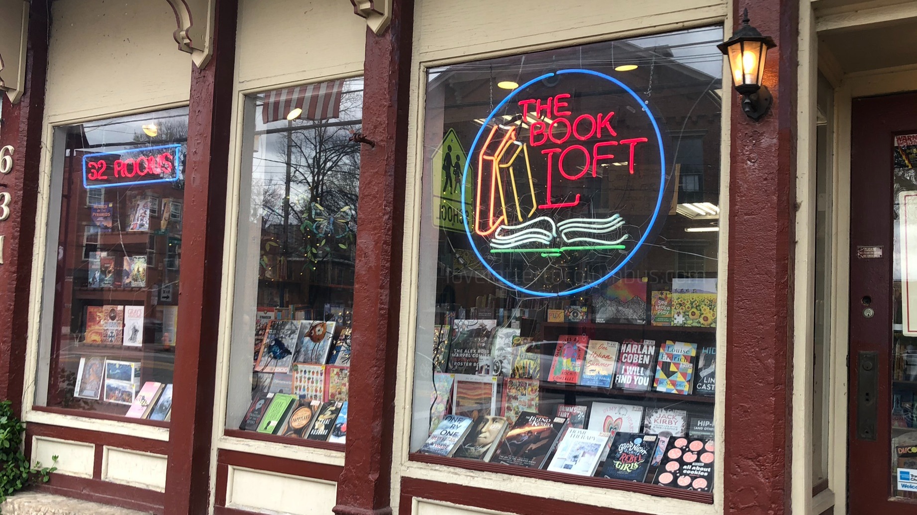 The Book Loft front entrance