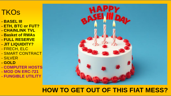 BASEL III BIRTHDAY: HOW TO GET OUT OF THIS FIAT MESS?