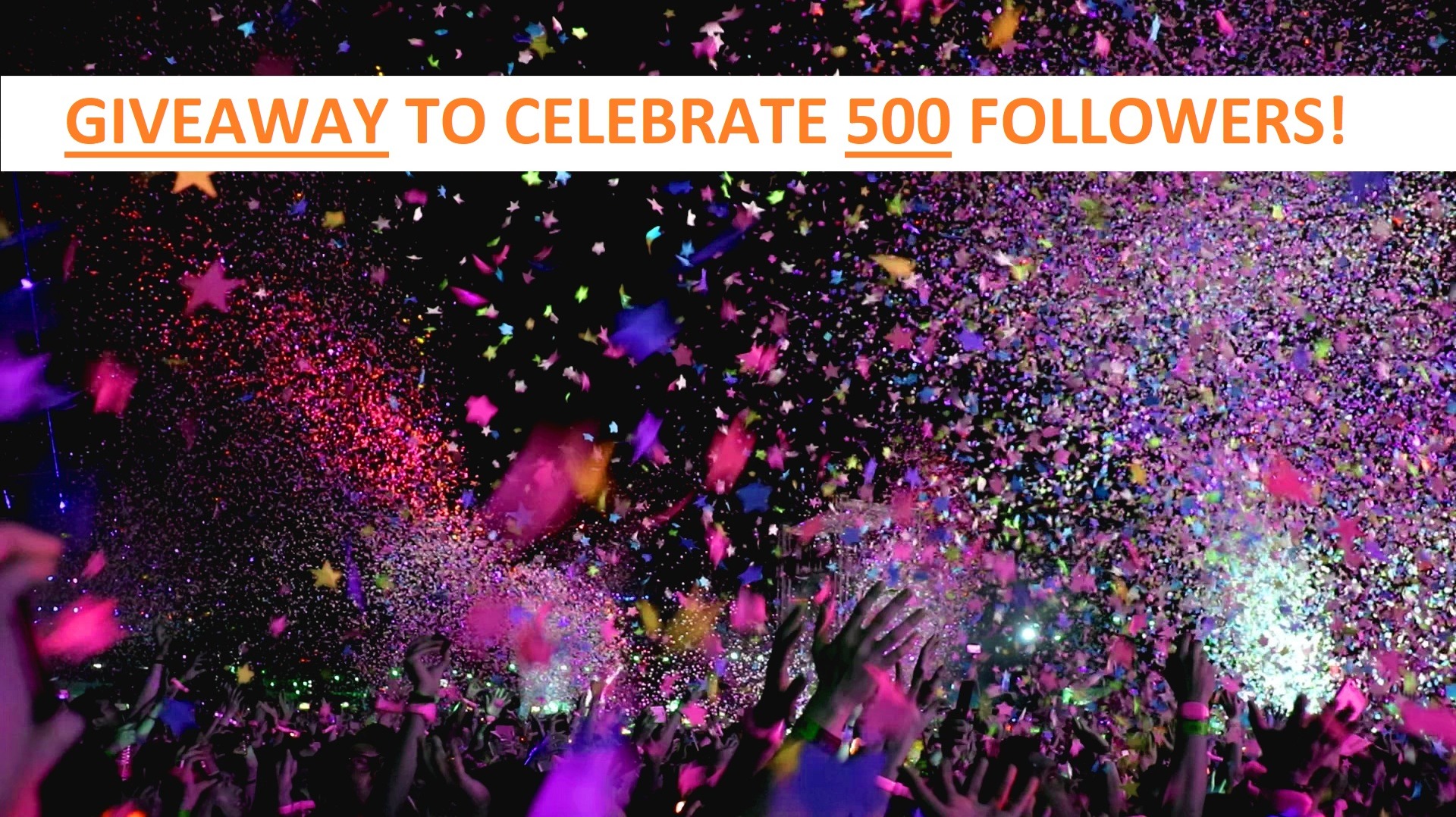 GIVEAWAY TO CELEBRATE 500 FOLLOWERS!