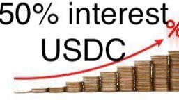 50% interest on your USDT/USDC
