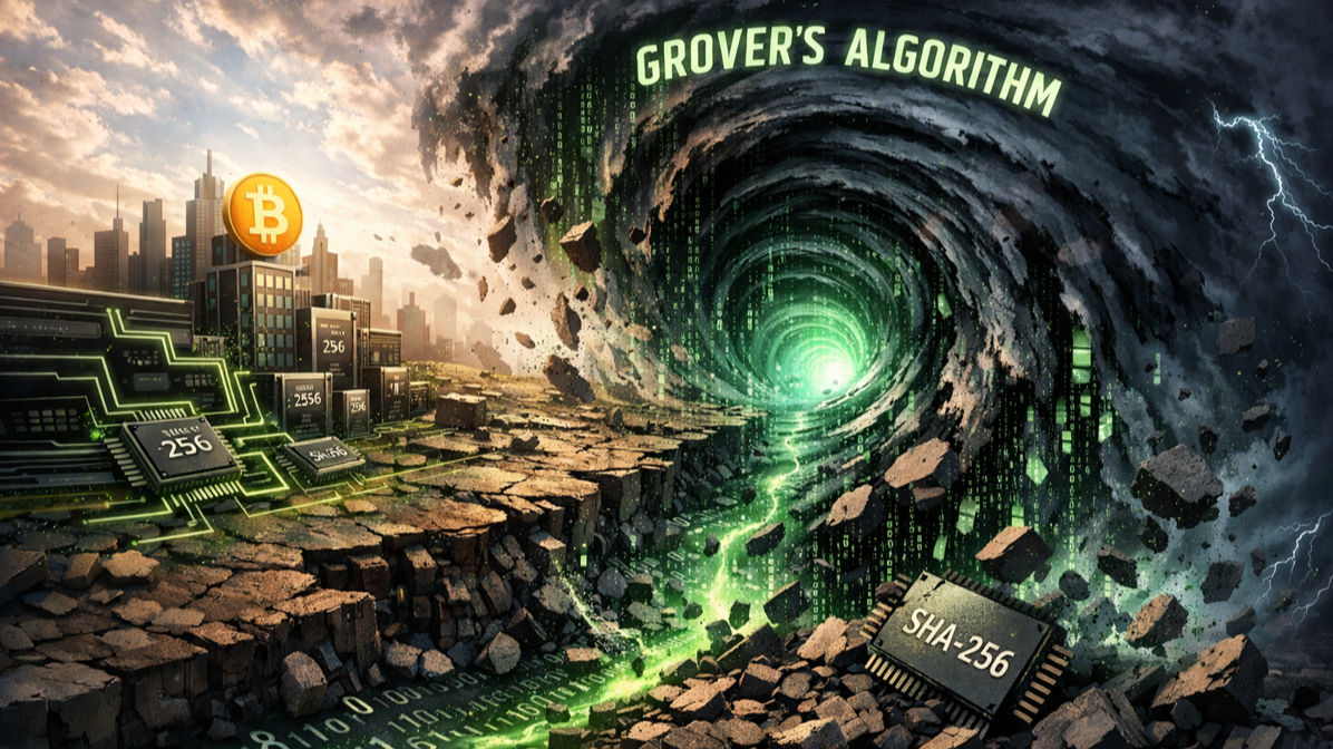 Grover and SHA-256D PoW