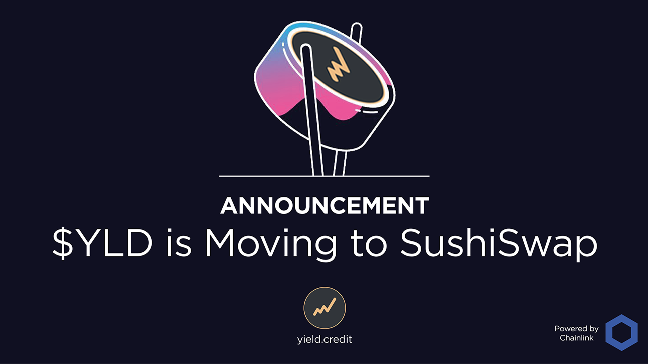 $YLD is Moving to SushiSwap