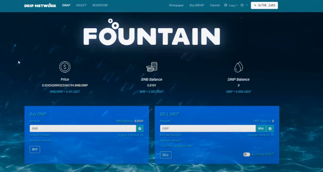 DRIP Network Guide For Beginners 2022 How To Get Started Metamask & BSC Day 12 LOG