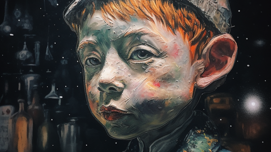 Boy at the bar