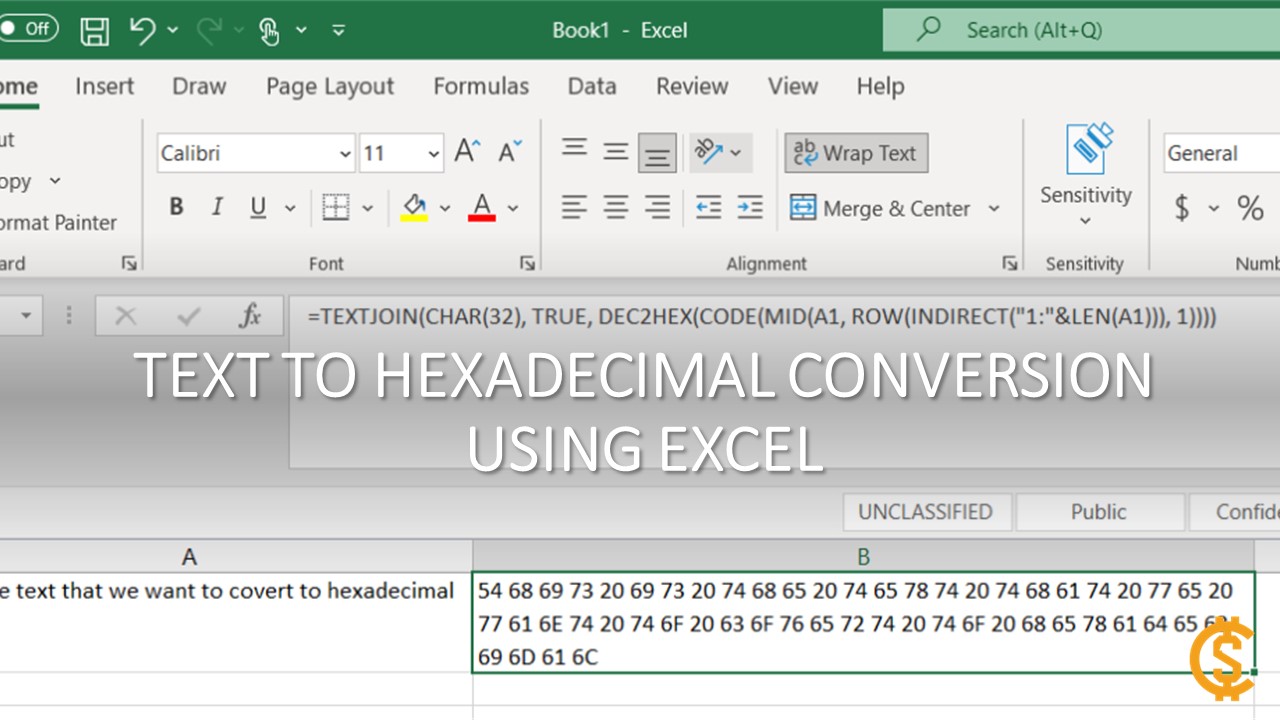 Protect your Password Backup How to Convert Text to Hexadecimal using