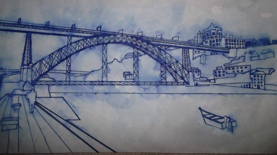 D. Luís (Porto) Bridge pen
