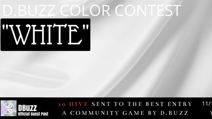 D.BUZZ COLOR CONTEST : Round 32/7 : WHITE