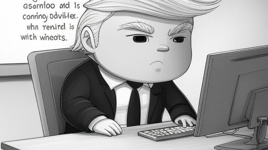 Trump tweeting
