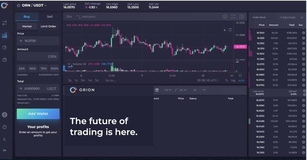 orion, dex, trading, cryptocurrency, blockchain
