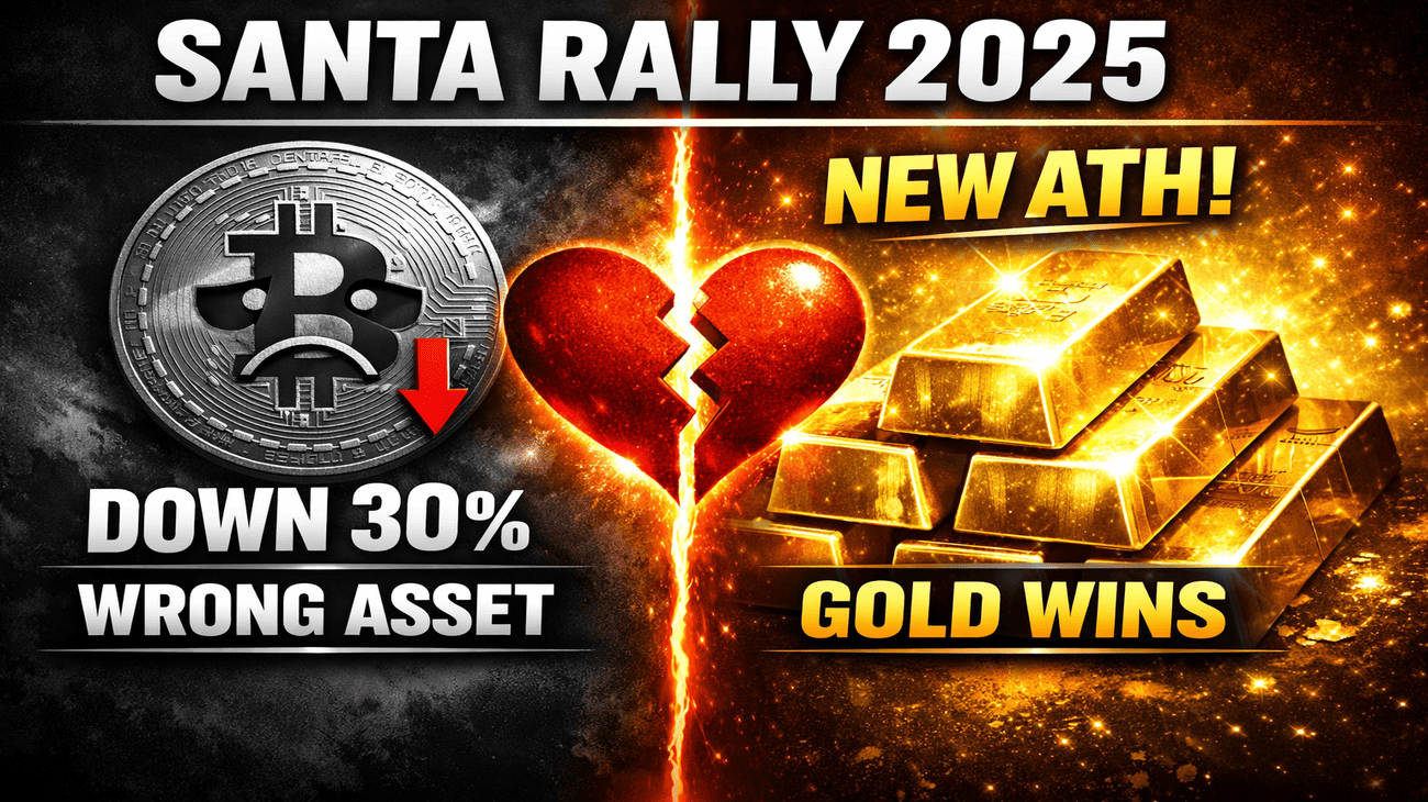So Bitcoin's Santa Rally Is Happening... For Gold and Stocks?