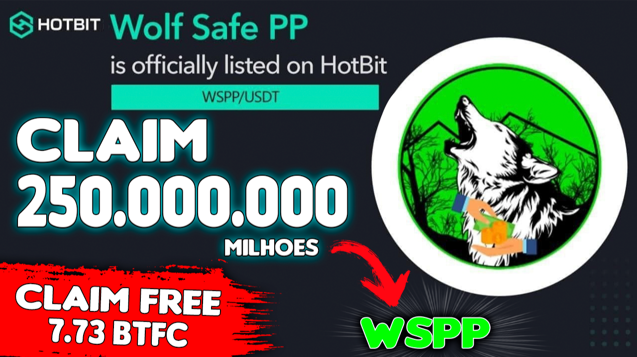 EARN 250 M WSPP WILL LISTEN TOMORROW ON HOTBIT CLAIM AIRDROP BITCOIN FLASH CASH