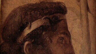 Pisistratus' head, and the left hand of Alcibiades