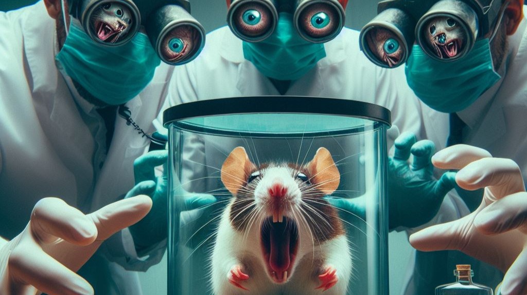 Picture of a lab rat created by Bing