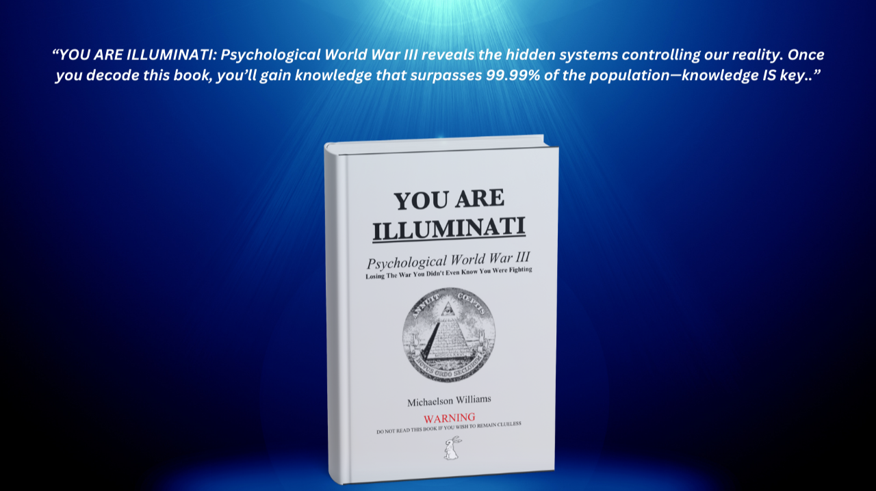 You Are Illuminati black and white