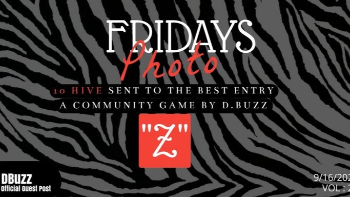 Photo Fridays - Have some photo fun and have a shot at winning 10 Hive! "Z"
