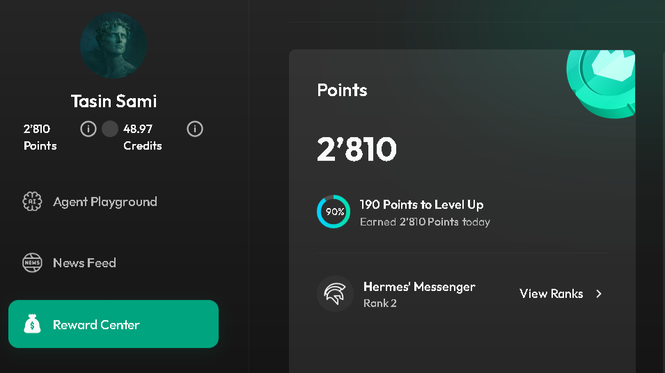 my GriffinAI profile