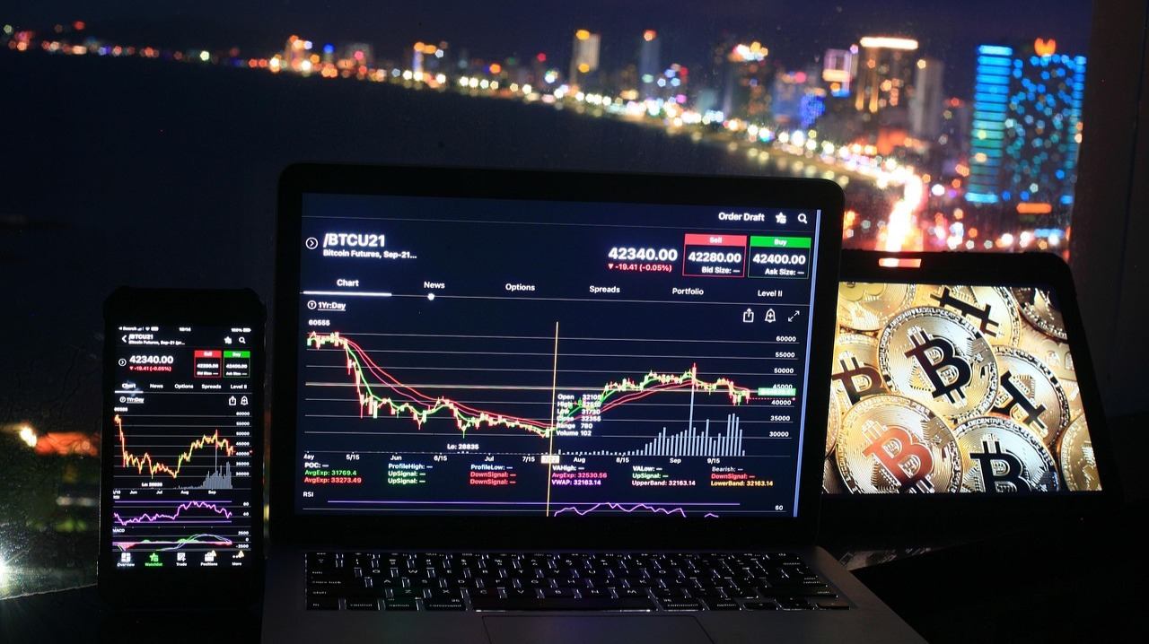 Trading charts with a nice view