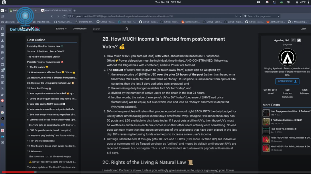Hive blockchain