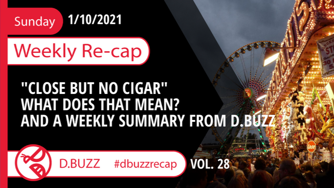 Recap of this Week's Posts by D.Buzz Vol.28