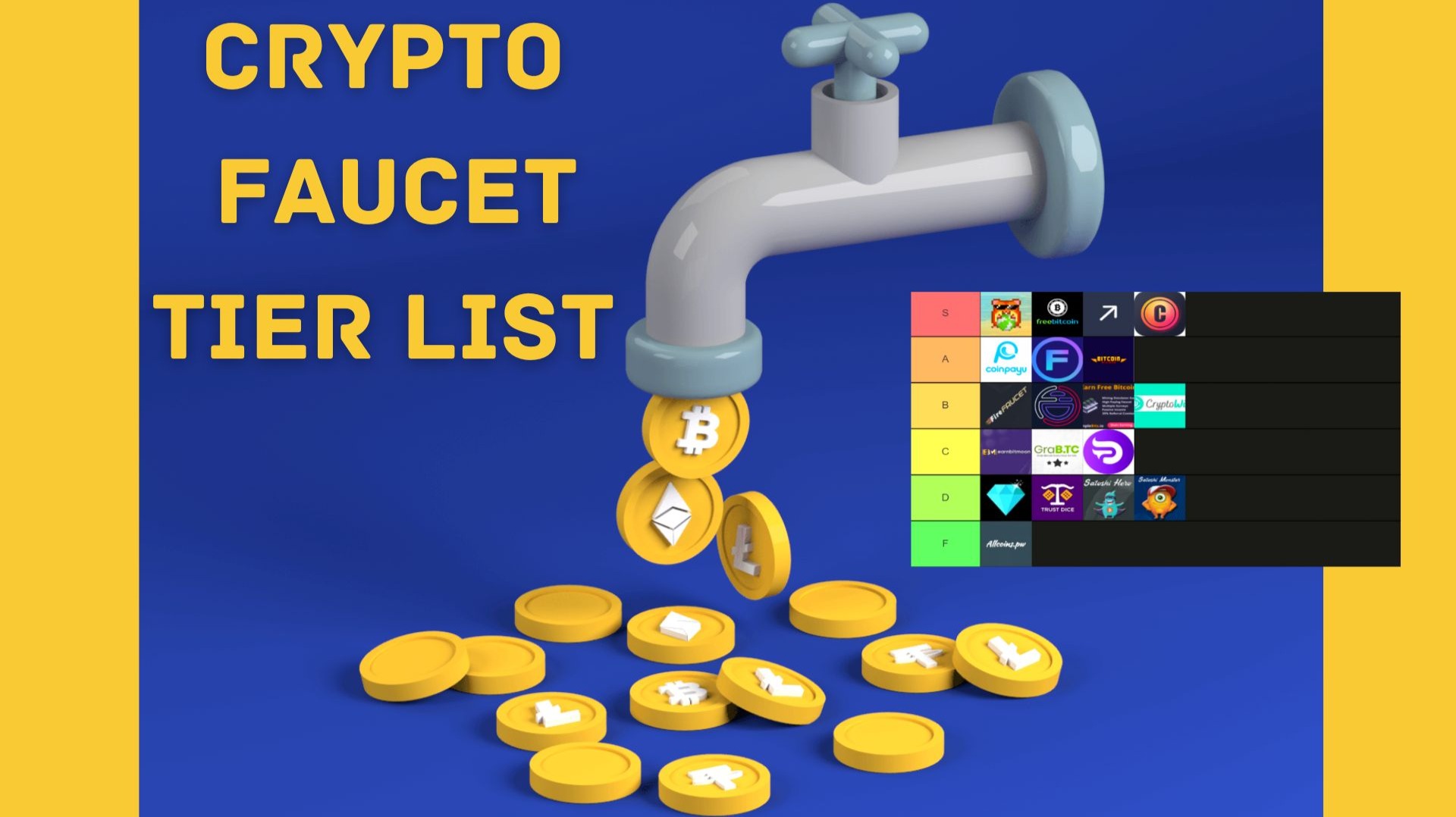 The Crypto Faucet Tier List