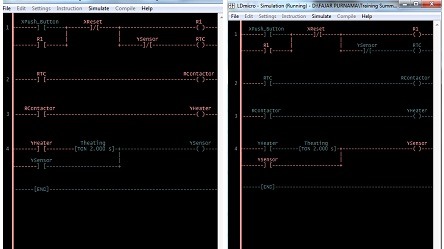 Relays in LDmicro simulator