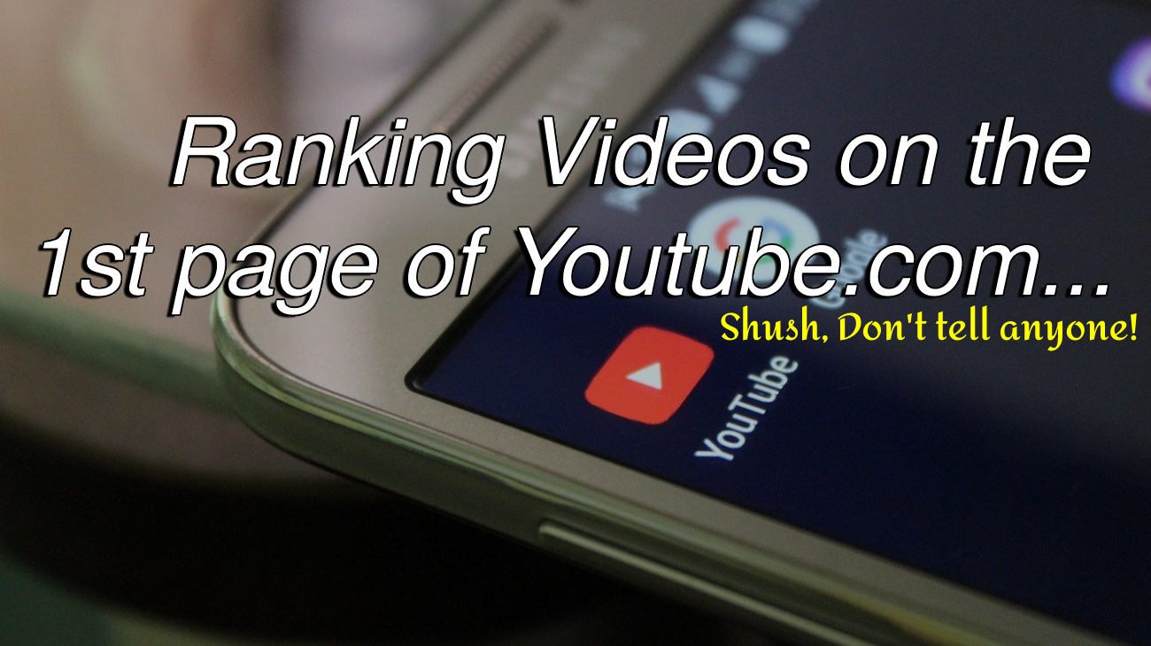 Ranking Videos on the first page on YouTube.com