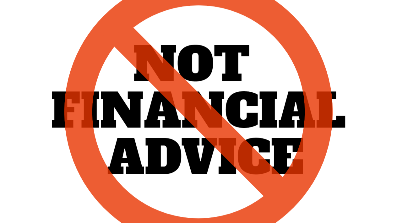 Is this, finally, the death of the catchphrase "Not Financial Advice"?