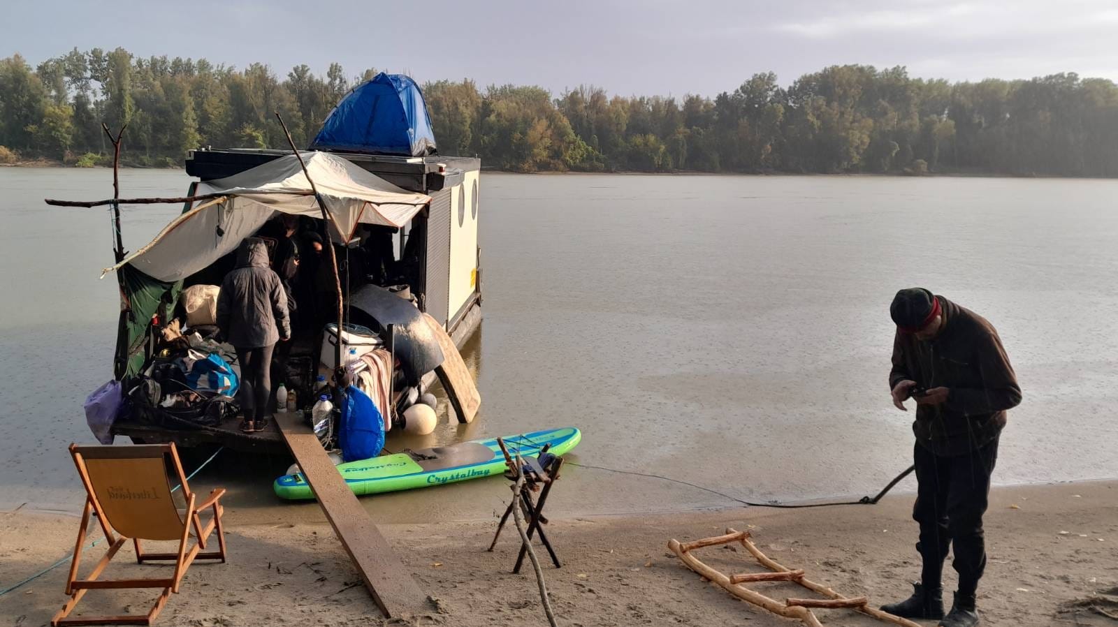 Liberland settlers after #brutal #Croatia #Invades😢🚨