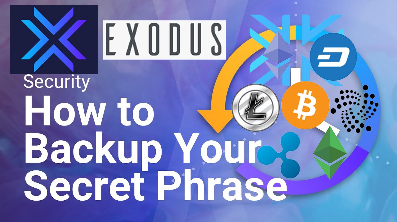 How To Backup Of Exodus Wallet Exodus Wallet Tutorial Exodus