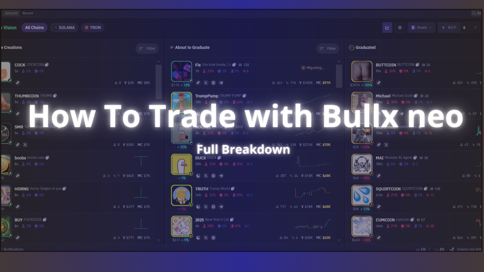 How To Trade With Bullx Neo Trading Bot ( Bullx Neo Tutorials )