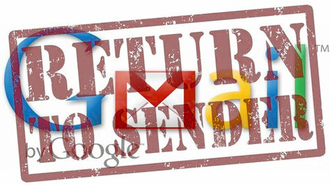 Return GMail to Sender