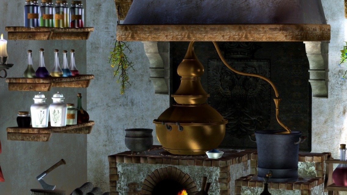 A town plagued by a mad alchemist and the curious boy who befriends him.