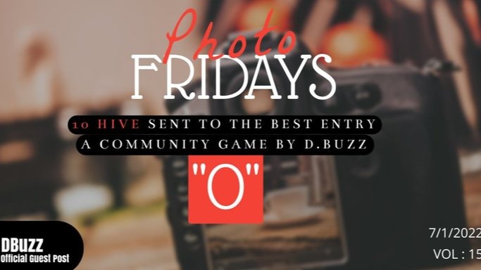 Photo Fridays - Have some photo fun and have a shot at winning 10 Hive! "O"