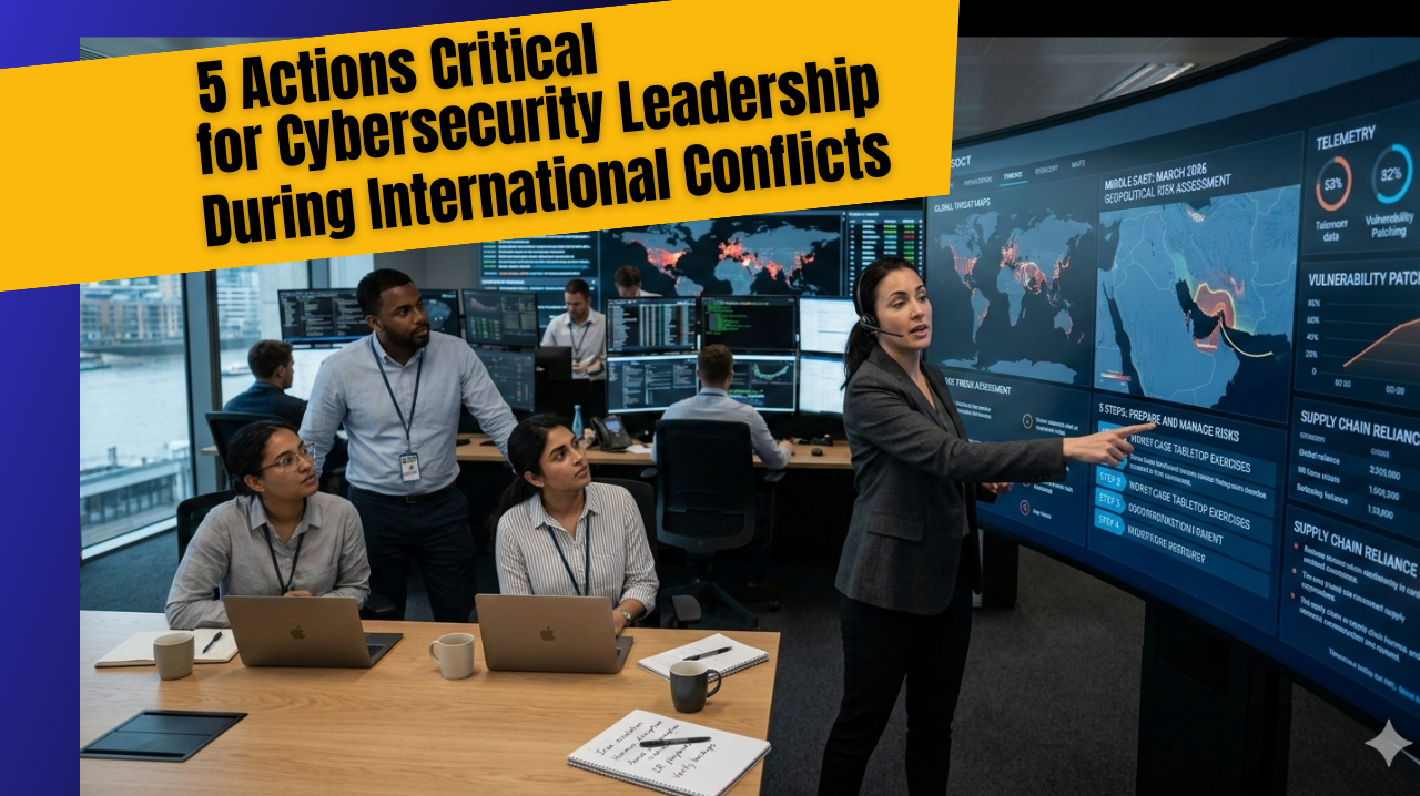 5 Actions Critical for Cybersecurity Leadership During International ...