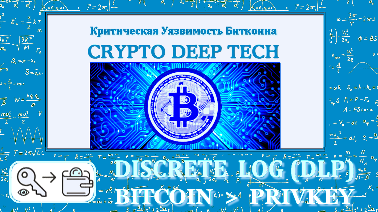 Discrete Logarithm mathematical methods and tools for recovering  cryptocurrency wallets Bitcoin