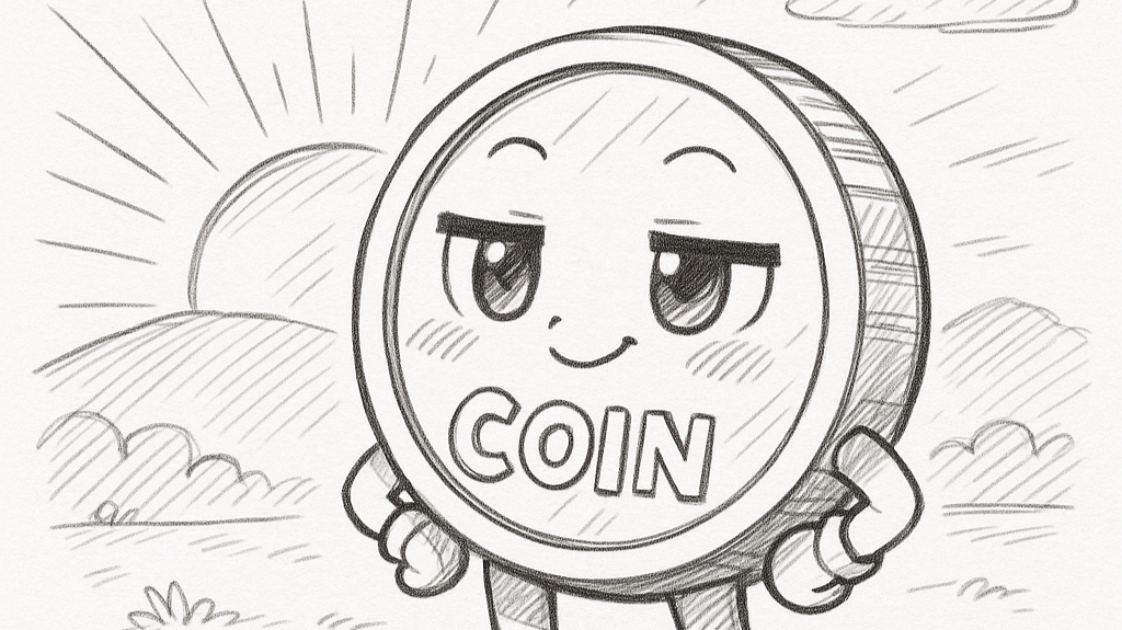 Coin basking in Dawn's sunlight