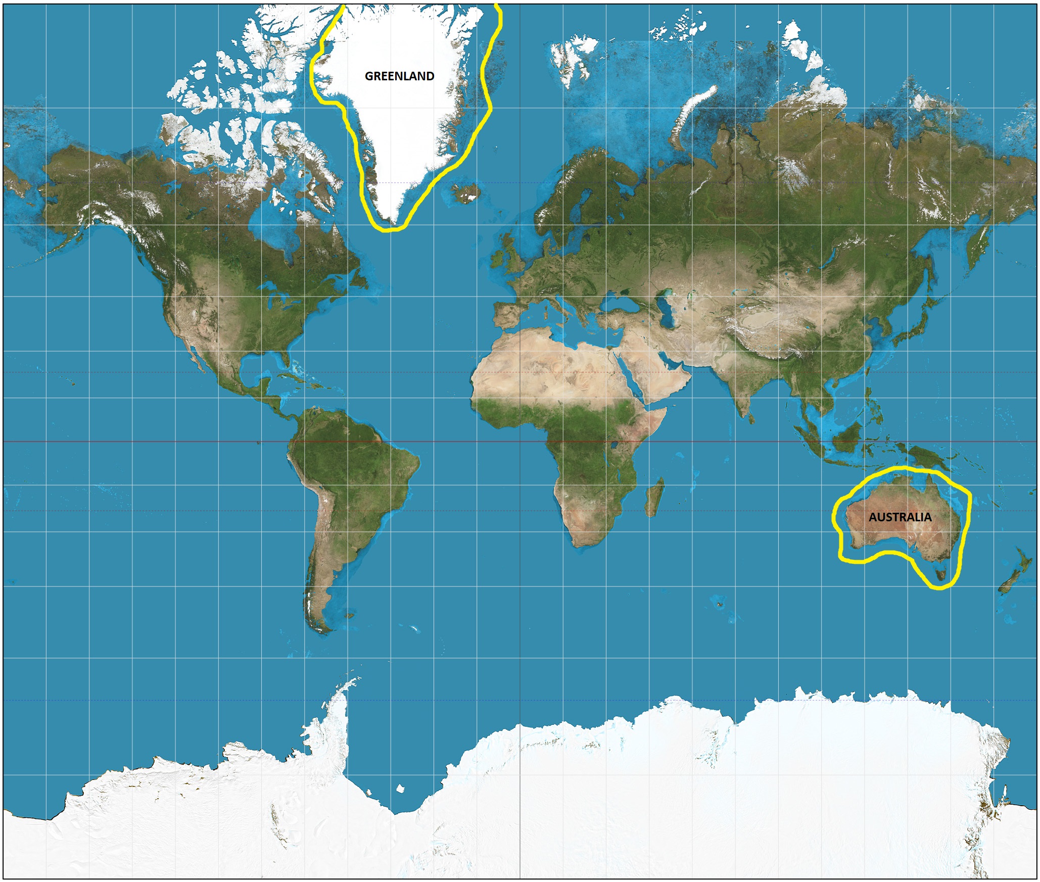The Reason Why Greenland Is Larger Than Australia the-reason-why-greenland-is-larger-than-australia