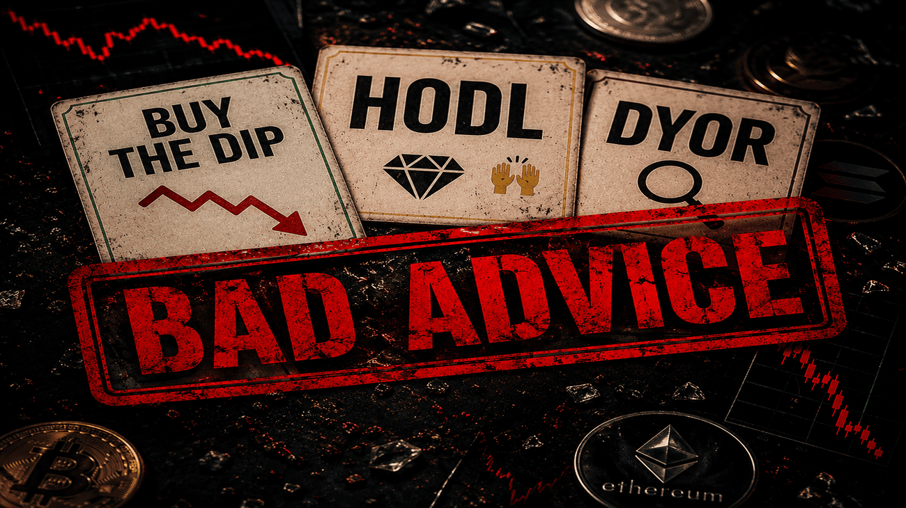 The Crypto Advice That Sounds Smart But Is Slowly Killing Your Portfolio