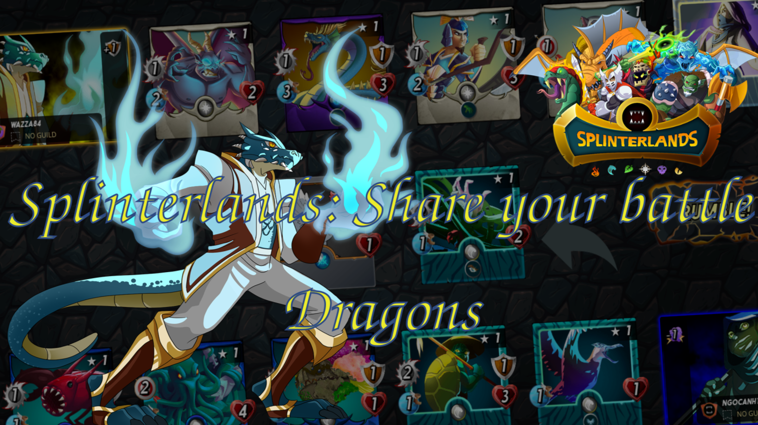 Splinterlands Dragon share your battle