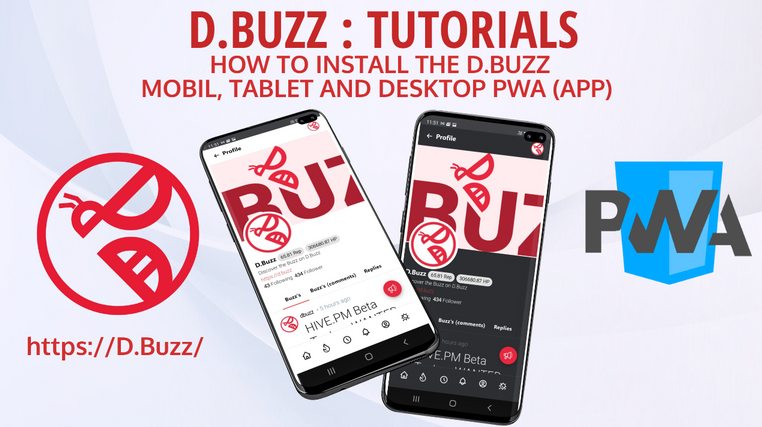 How to Install the D.Buzz Mobil, Tablet and Desktop PWA (App) : Video